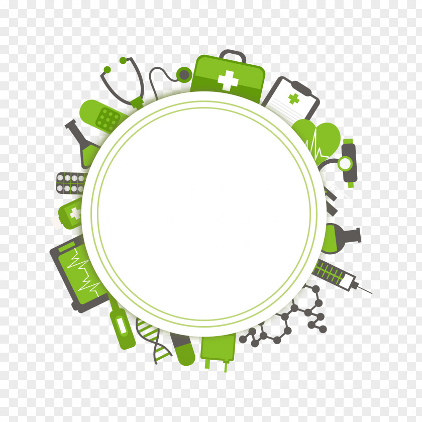 Green Medical Background PNG
