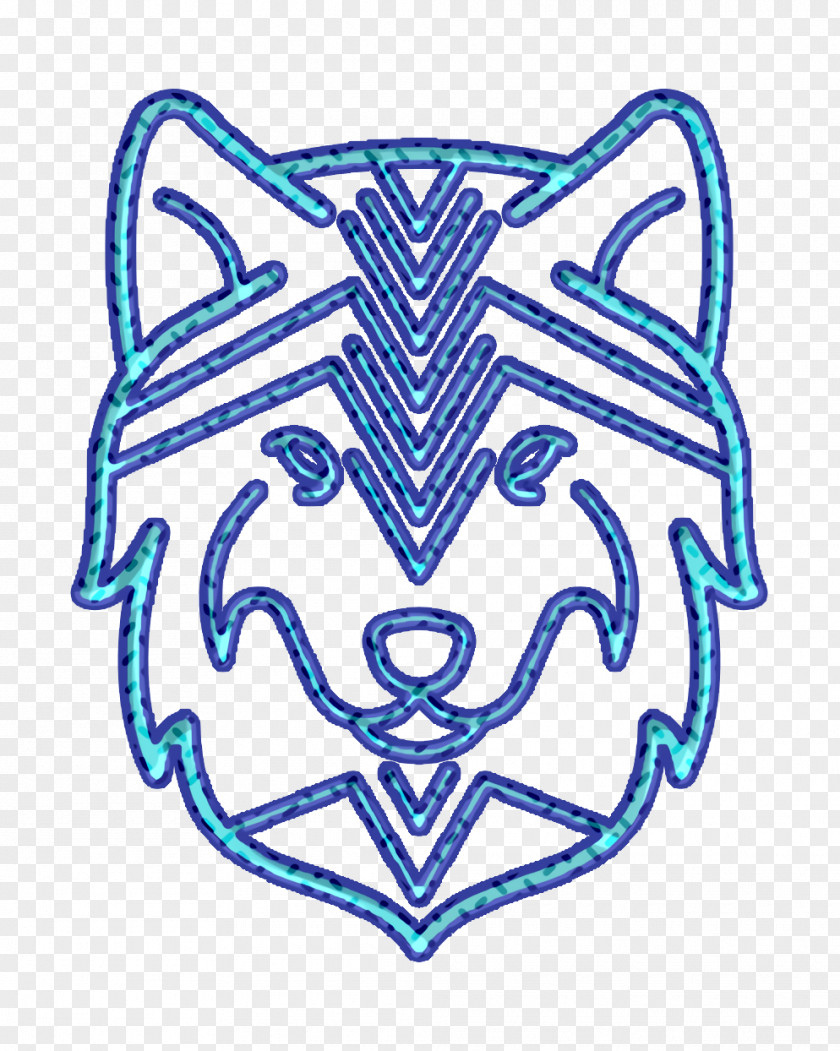 Wolf Icon Tribal Animals PNG