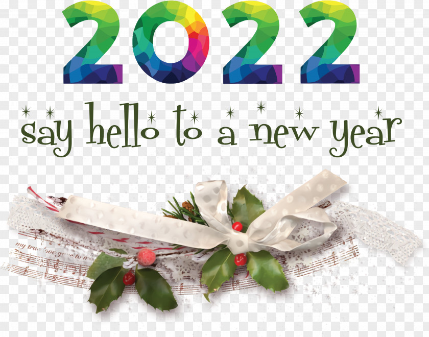 2022 Happy New Year PNG