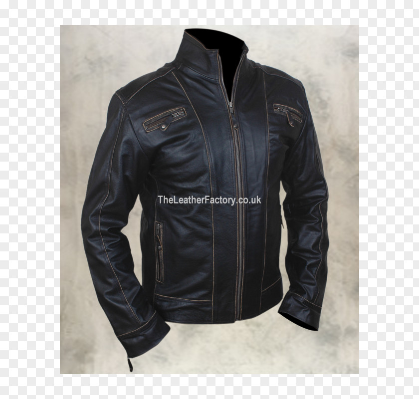 Jacket The Black Leather Coat PNG