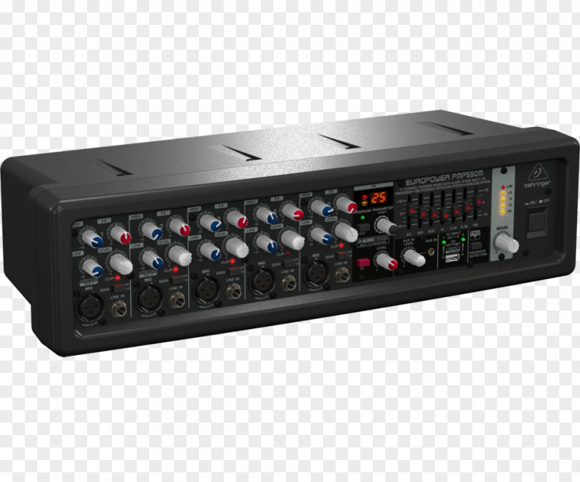 Microphone Audio Mixers BEHRINGER Europower PMP550M PNG
