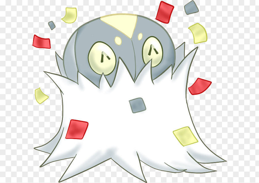 Cartoon White Spewpa PNG