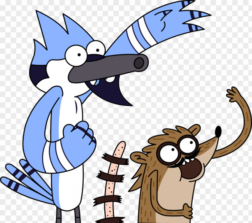 Regular Show Mordecai And Rigby Show: In 8-Bit Land Cartoon Network Image PNG