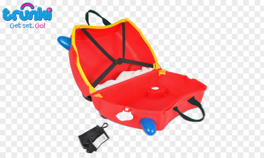 Suitcase Trunki Ride-On Fire Engine Hand Luggage PNG
