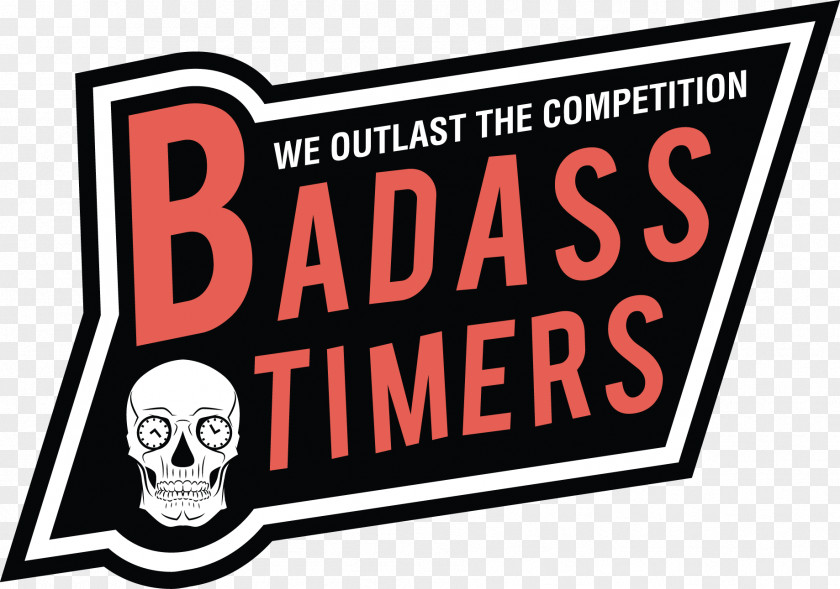 Badass Logo Timer Brand Font PNG