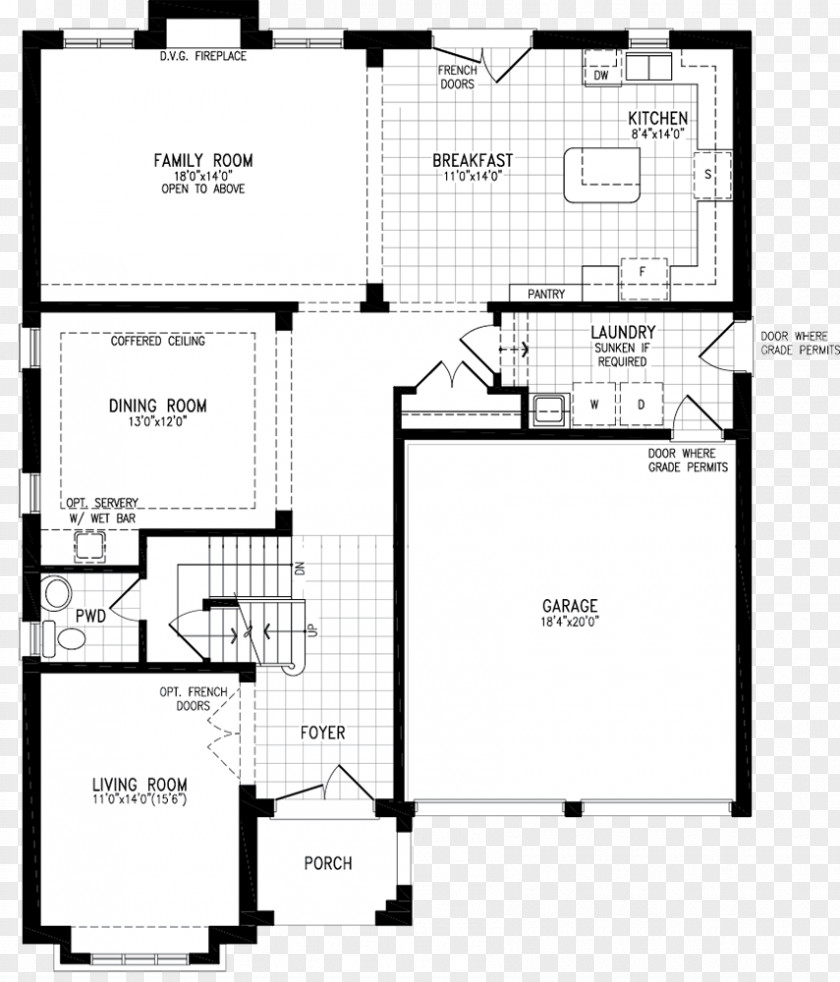 Design Floor Plan Line PNG