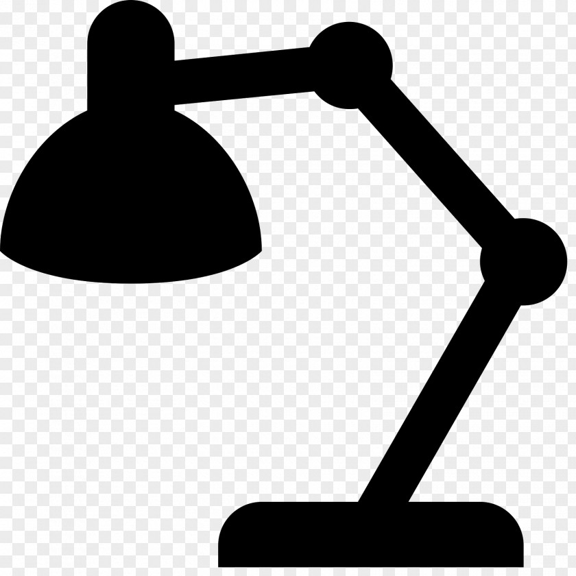 Desk Lamp Silhouettes Light PNG