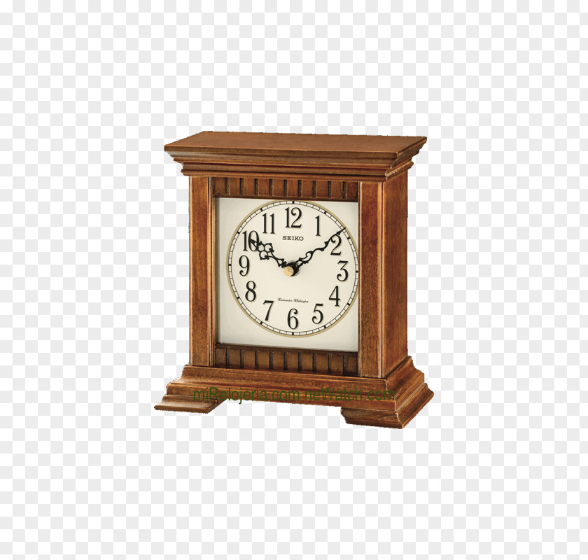 Table Mantel Clock Seiko Alarm Clocks PNG