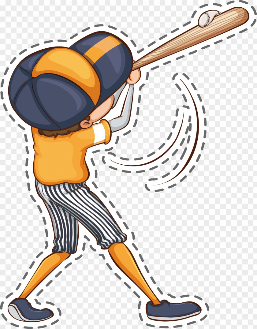 Baseball Player Drawing Illustration PNG