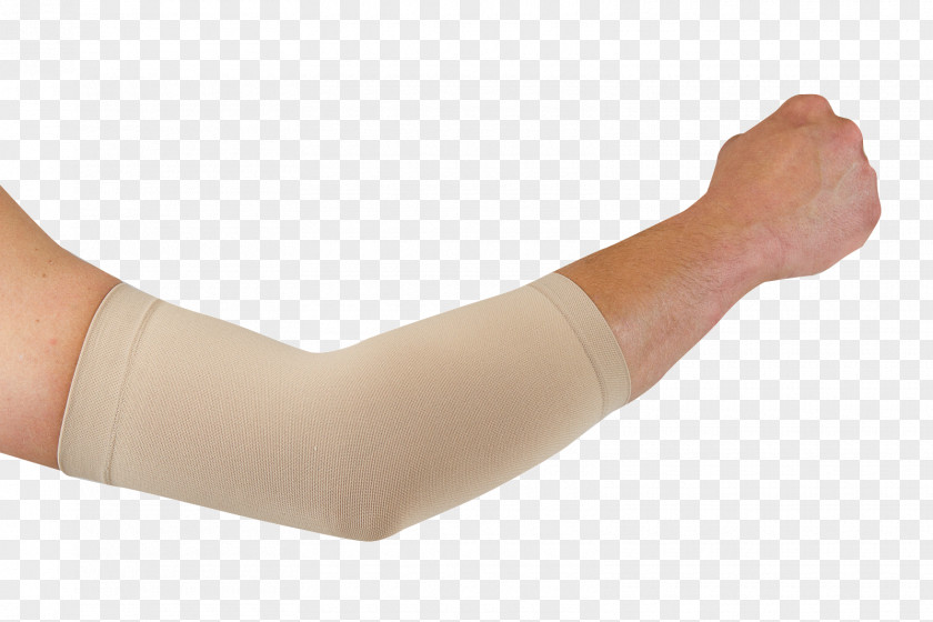 Beige Color Elbow Pad Joint Wristband Wool PNG
