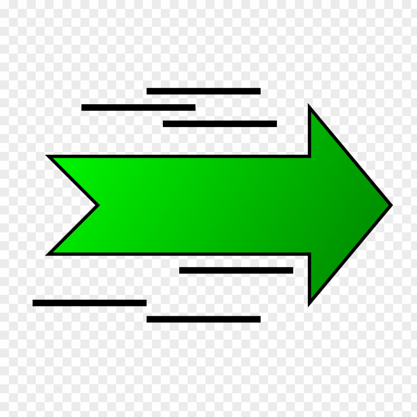 Down Arrow Green National Custom Hollow Metal PNG