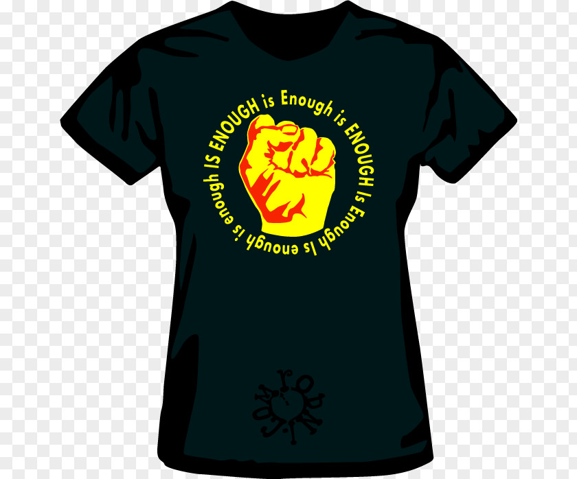 T-shirt Sleeve Bluza Logo Yellow PNG