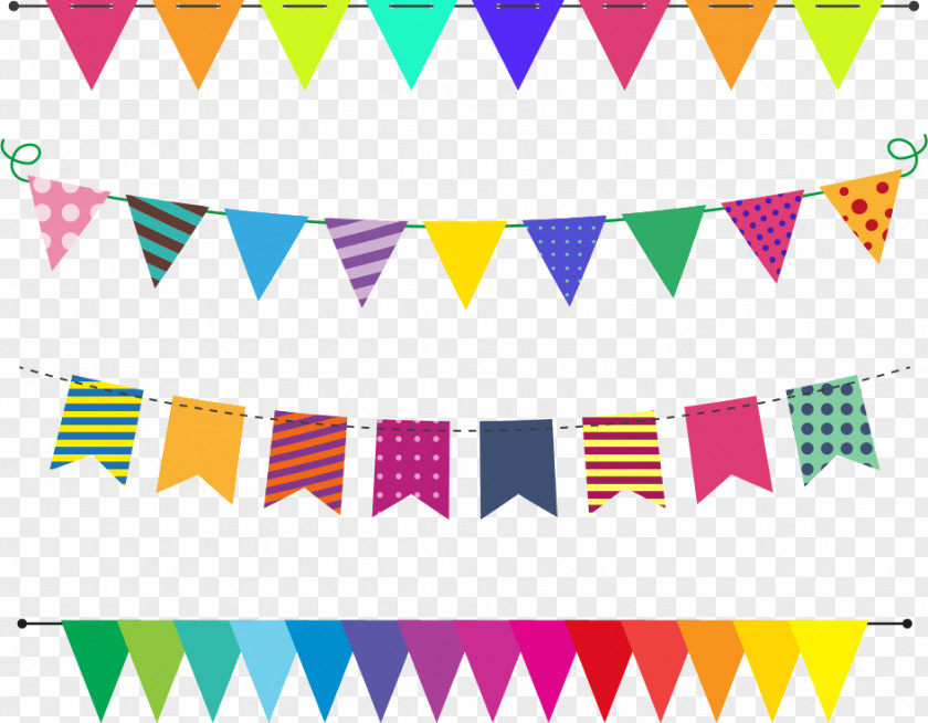 Vector Color Flag Pull Birthday Wish Gratitude Gift Friendship PNG