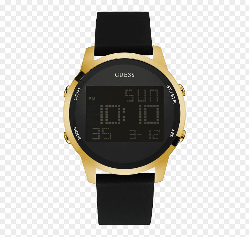 Watch Chronograph Strap Guess PNG