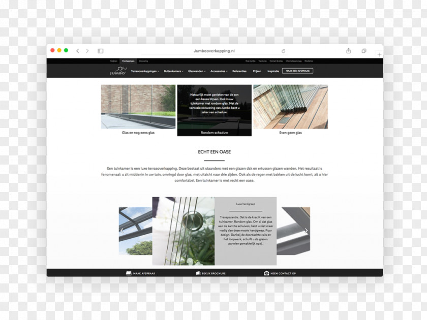 Website Mock Up EDifference Digital Agency | Magento E-commerce Specialist Nauta BV Jumbo Web Page PNG