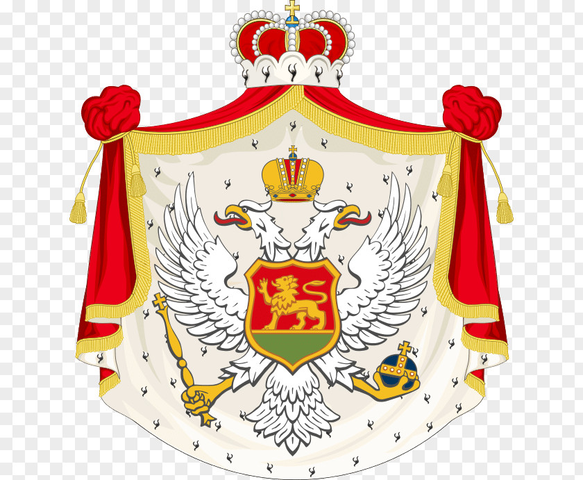Kingdom Of Montenegro Principality Coat Arms PNG