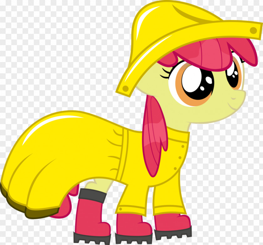 Rained Vector Art Pony PNG