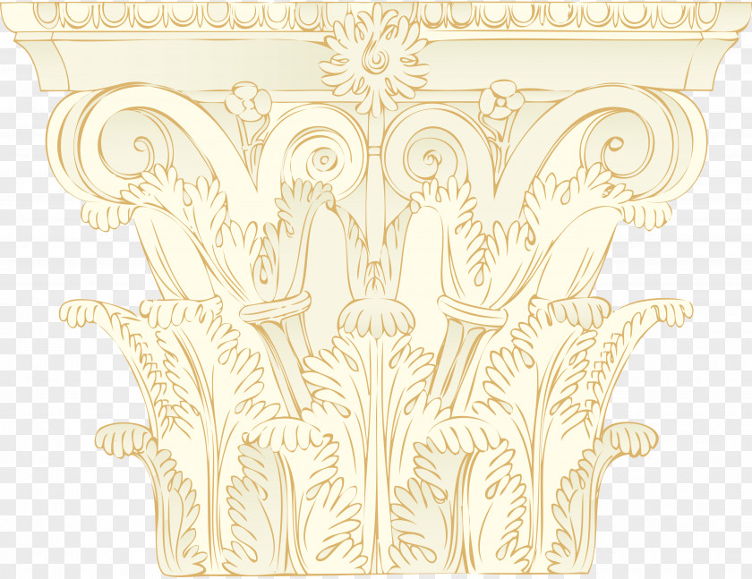 European Pattern Architecture Column Clip Art PNG