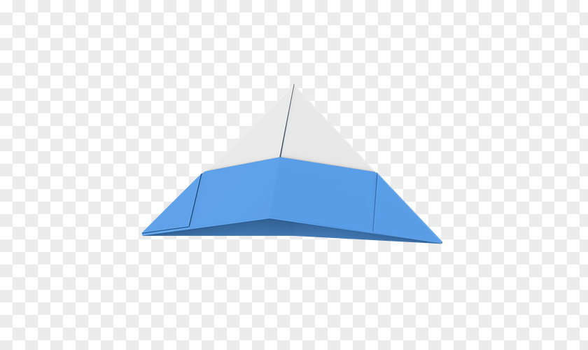 Origami Letters Triangle Line PNG