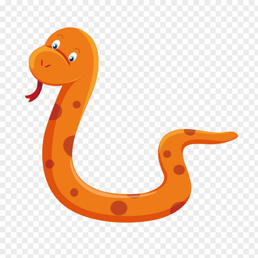 Zodiac Cartoon Snake Illustration PNG