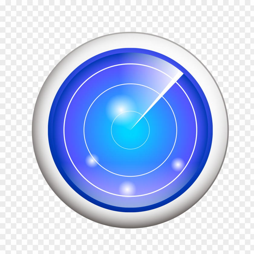 Blue Circle Search Disk PNG