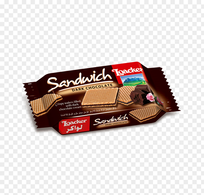 Chocolate Wafer Bar Neapolitan Loacker PNG