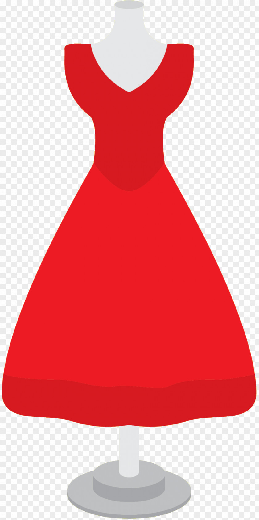 Clip Art Dress RED.M PNG