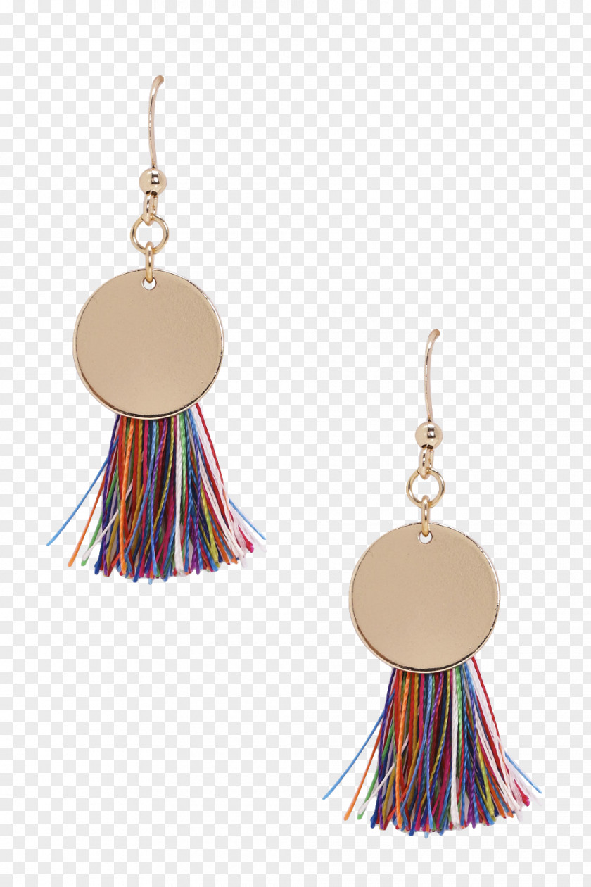 Gold Earring Clothing Tassel Jewellery PNG