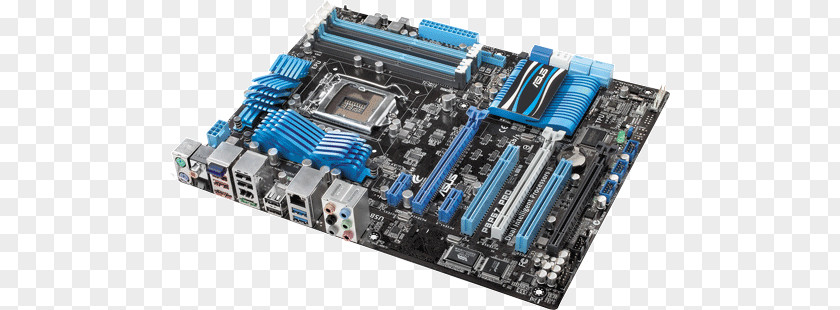 Intel P67 LGA 1155 Motherboard ASUS P8P67 Pro PNG