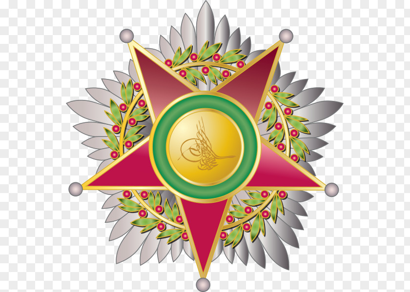 Medal Ottoman Empire Order Of Charity Tughra Osmanieh PNG