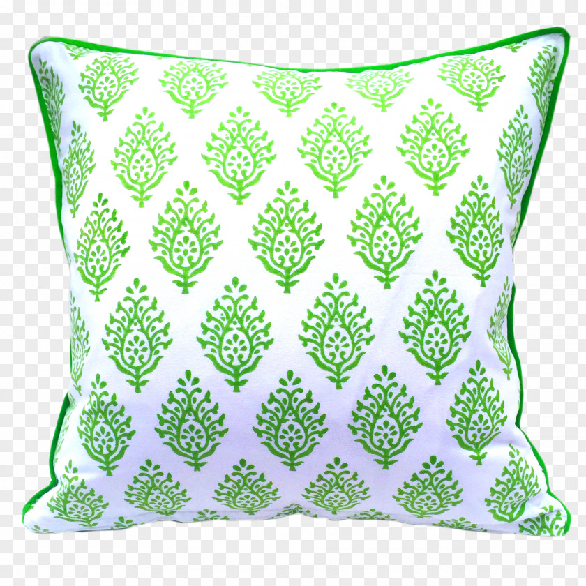 Pillow Throw Pillows Cushion Green Pacific Rose PNG