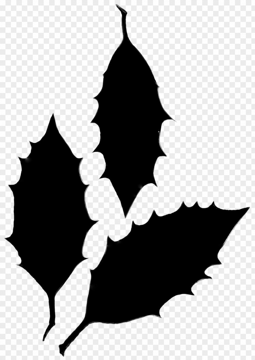 Clip Art Silhouette Leaf Flowering Plant Branching PNG