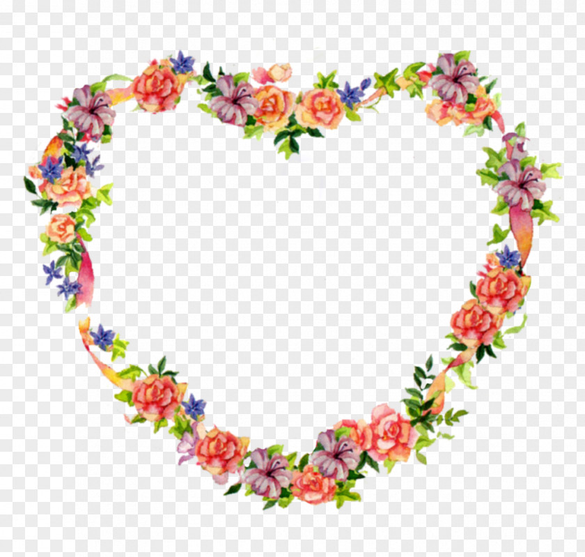 Flower Heart Cliparts Valentines Day Clip Art PNG