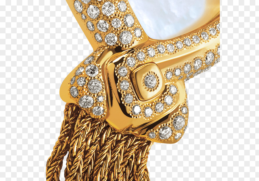 Gold Bling-bling Body Jewellery Brooch PNG