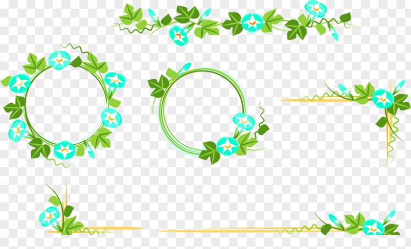 Grass Ring Ipomoea Nil Illustration PNG