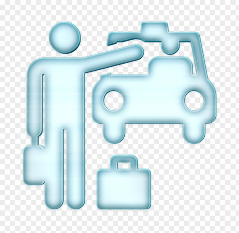 Taxi Icon Hotel Pictograms PNG