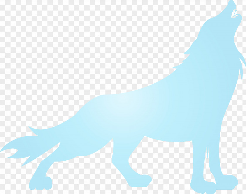 Animal Figure Turquoise Tail PNG
