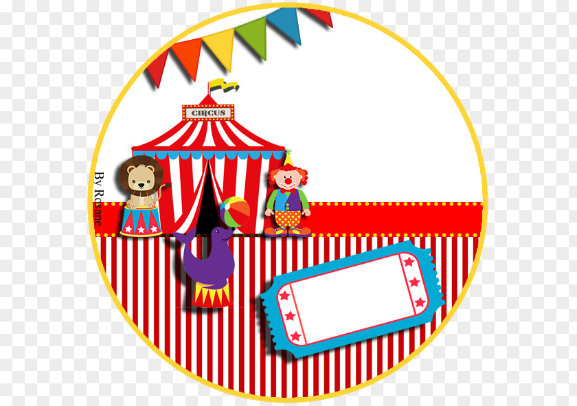 Carnival Theme Circus Party Clown Convite PNG