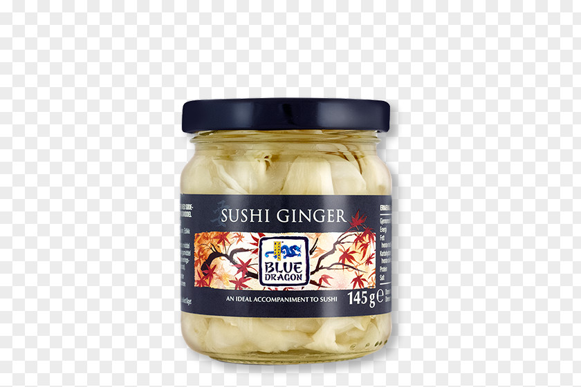Ginger Sweet And Sour Green Curry Sushi Condiment PNG