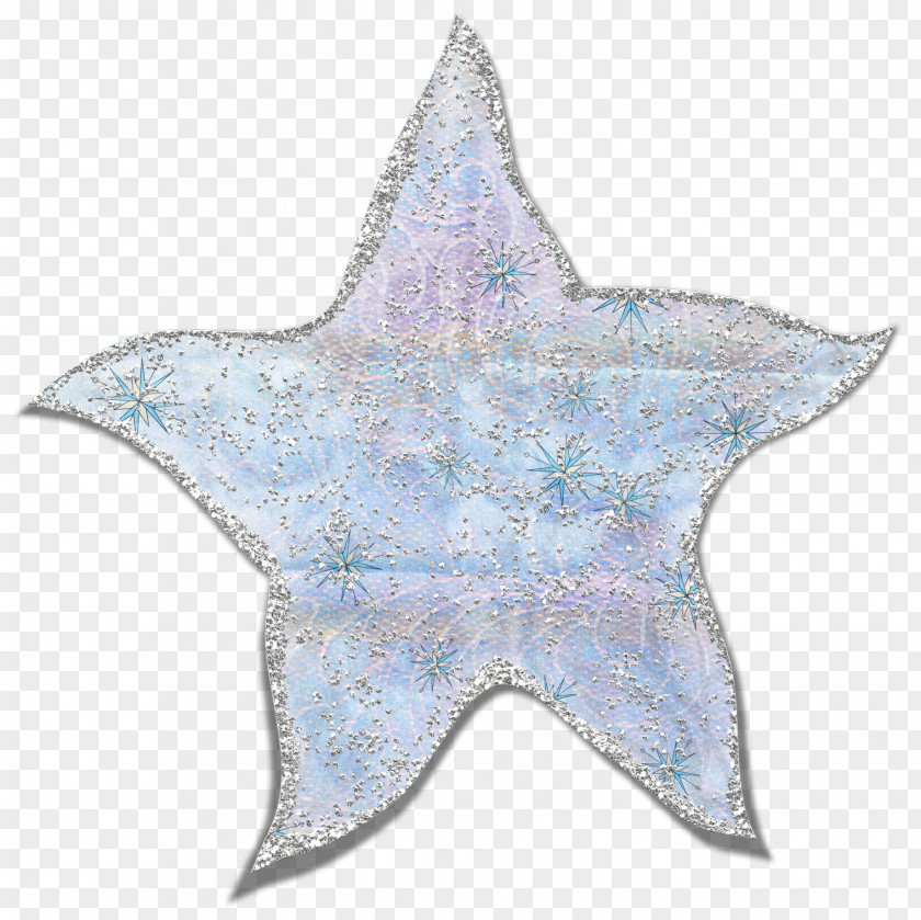 Glitter Cobalt Blue Starfish Microsoft Azure PNG