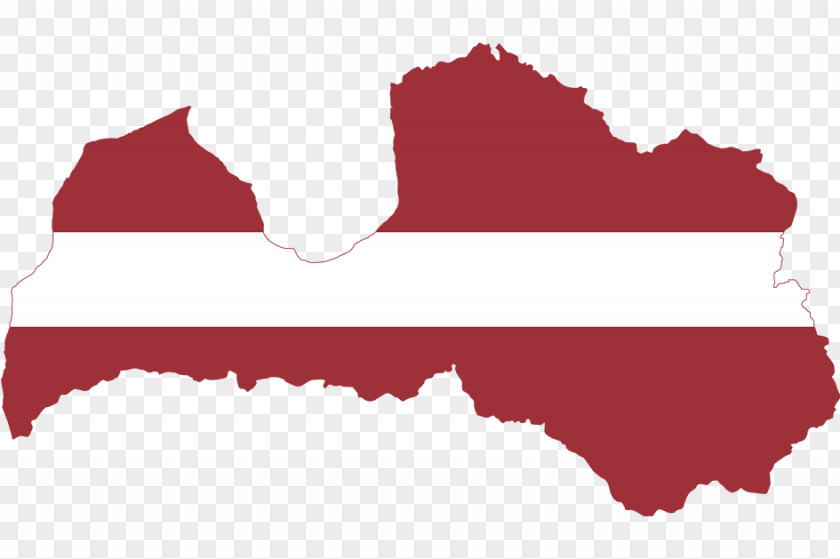 Map Flag Of Latvia National PNG
