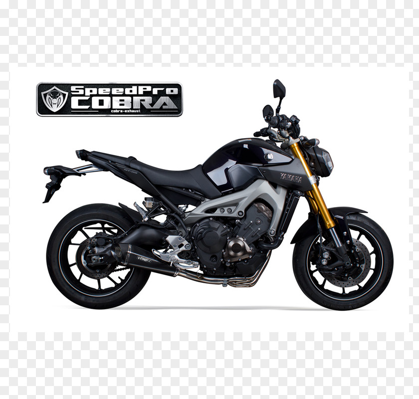 Motorcycle Yamaha FZ-09 Tracer 900 Exhaust System Car PNG