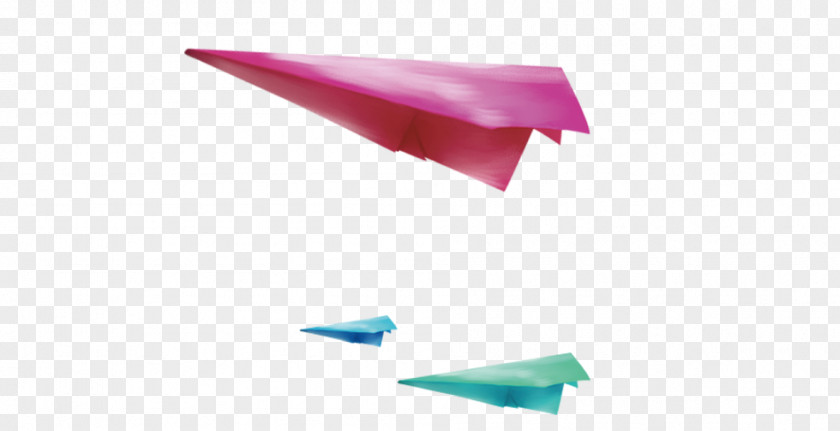 Paper Airplane Origami Triangle PNG