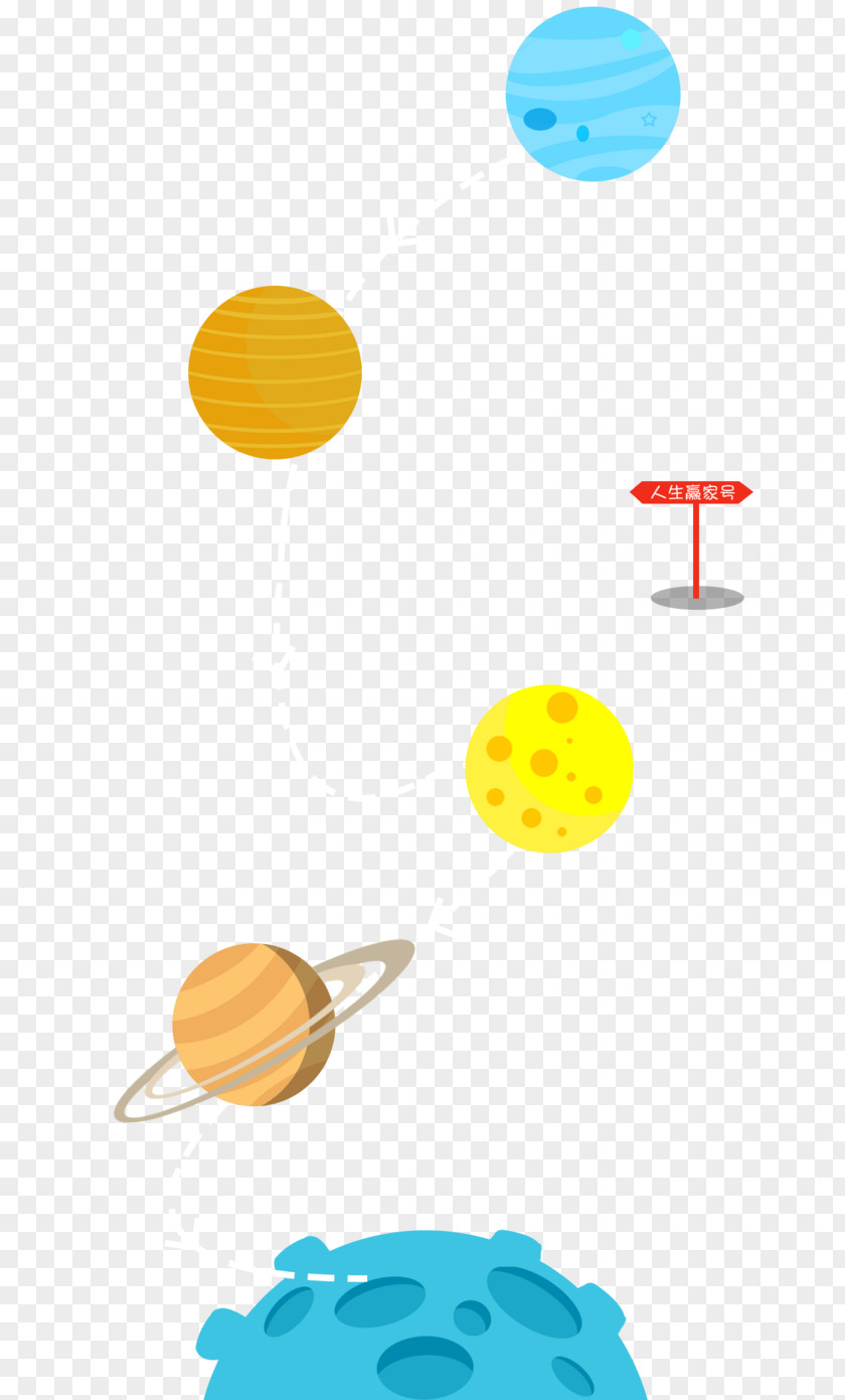 Planet Solar System Cartoon PNG
