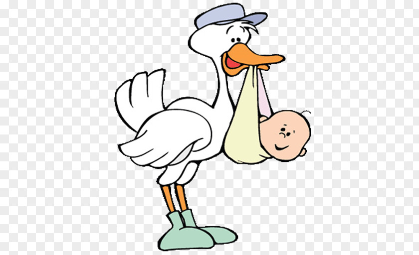 Baby Infant Stork Clip Art PNG