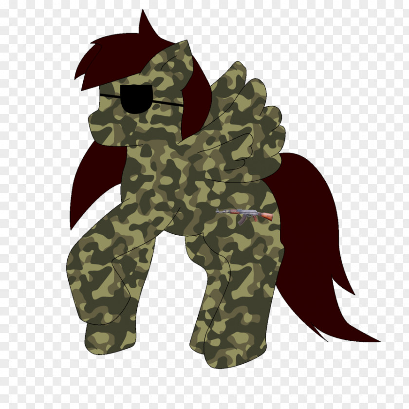 Horse Military Camouflage Mammal Animal PNG