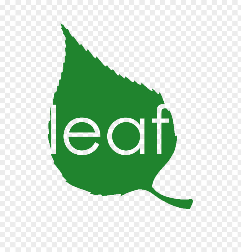 Leaf Logo Green Brand Font PNG