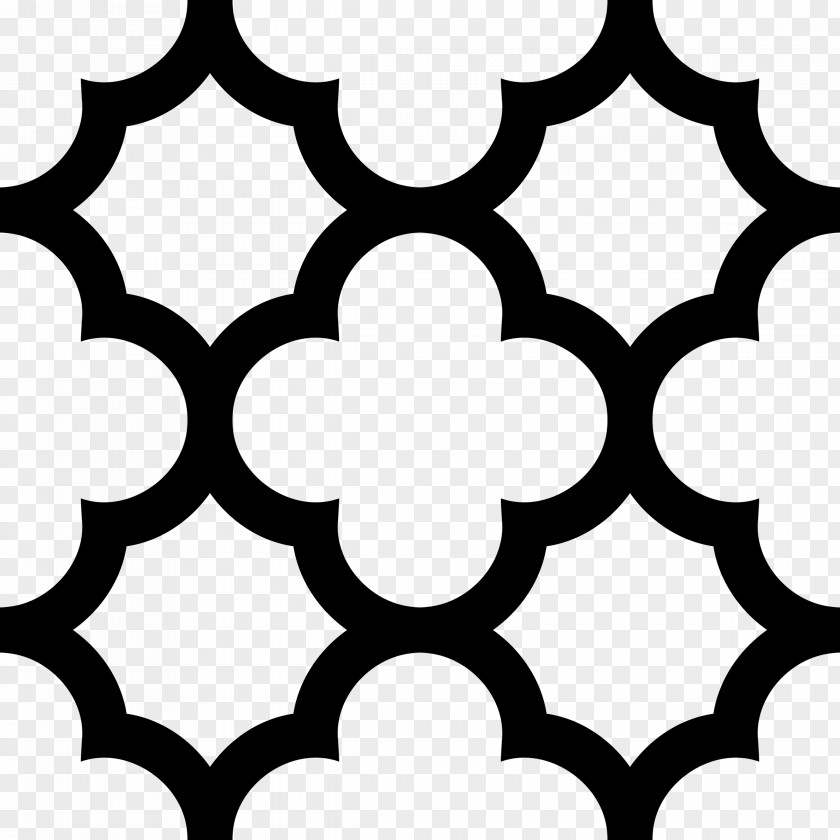 Quatrefoil Shape Cliparts Tile Moroccan Architecture Clip Art PNG