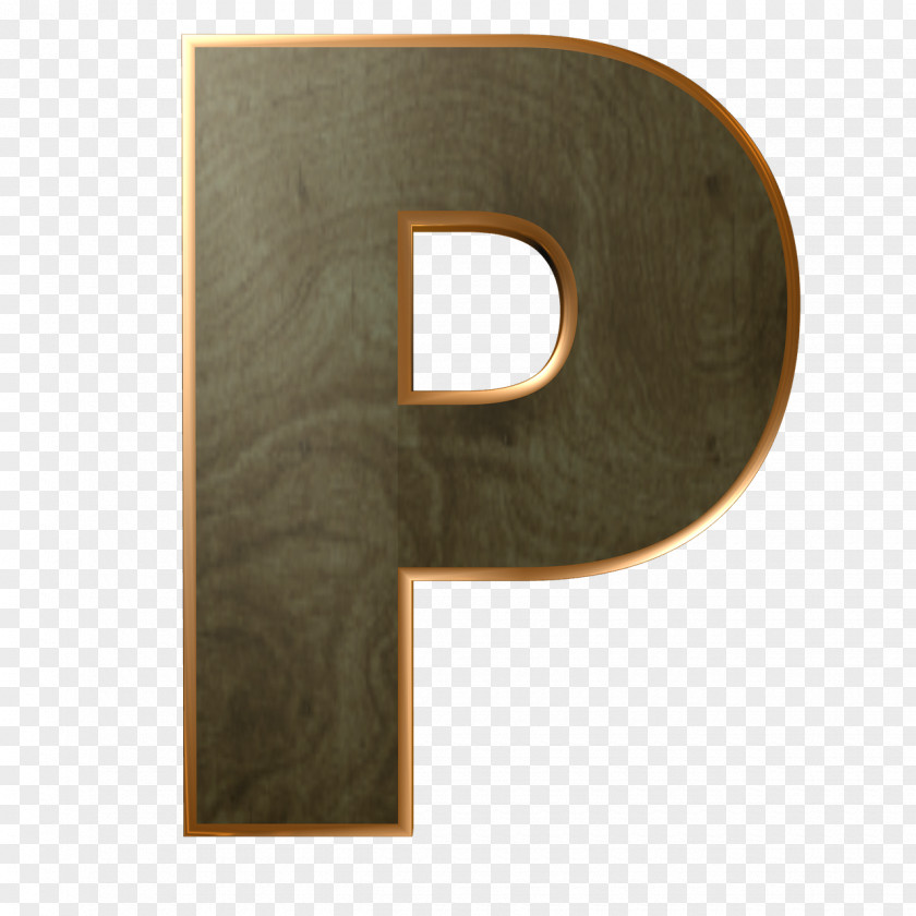 Wood Letter PNG