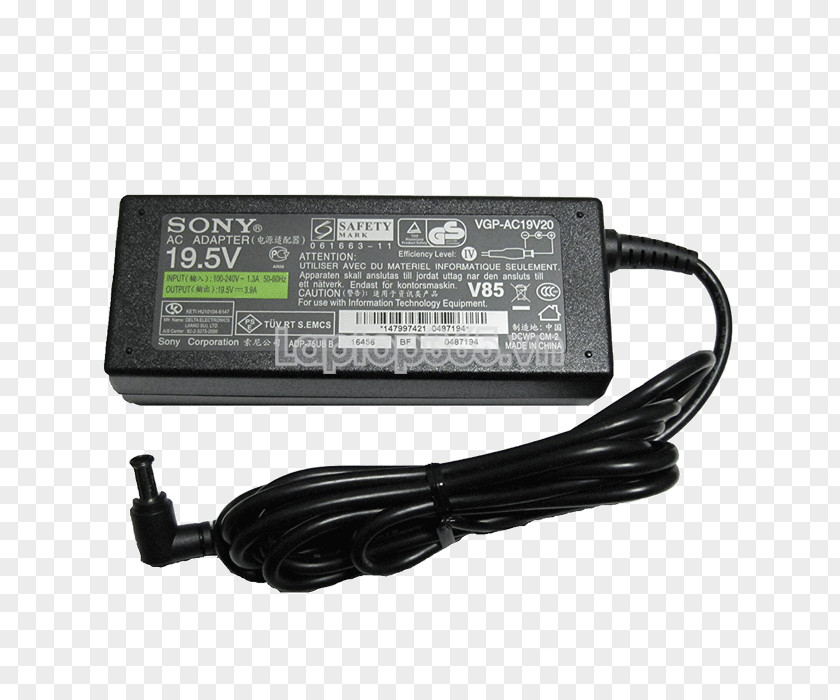 14 Sony Laptops AC Adapter Vaio Laptop Power Cord PNG